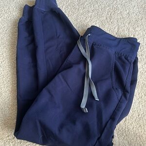 Figs navy blue jogger pants